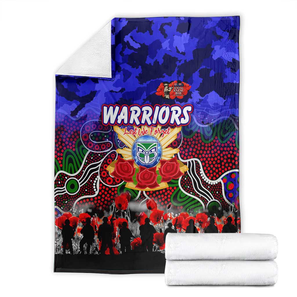 Warriors ANZAC Day Blanket Australian Army - Lest We Forget