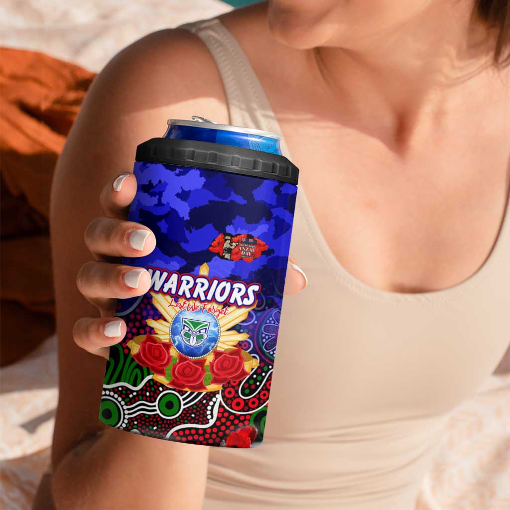 Personalized Warriors ANZAC Day 4 in 1 Can Cooler Tumbler Australian Army - Lest We Forget