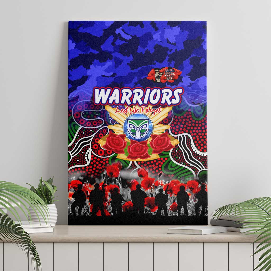 Warriors ANZAC Day Canvas Wall Art Australian Army - Lest We Forget