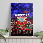 Warriors ANZAC Day Canvas Wall Art Australian Army - Lest We Forget