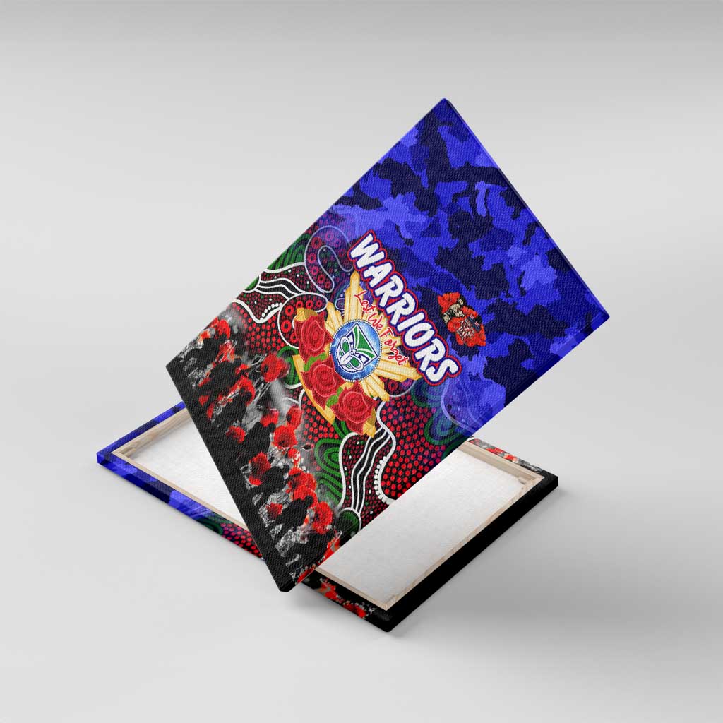 Warriors ANZAC Day Canvas Wall Art Australian Army - Lest We Forget