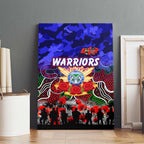 Warriors ANZAC Day Canvas Wall Art Australian Army - Lest We Forget