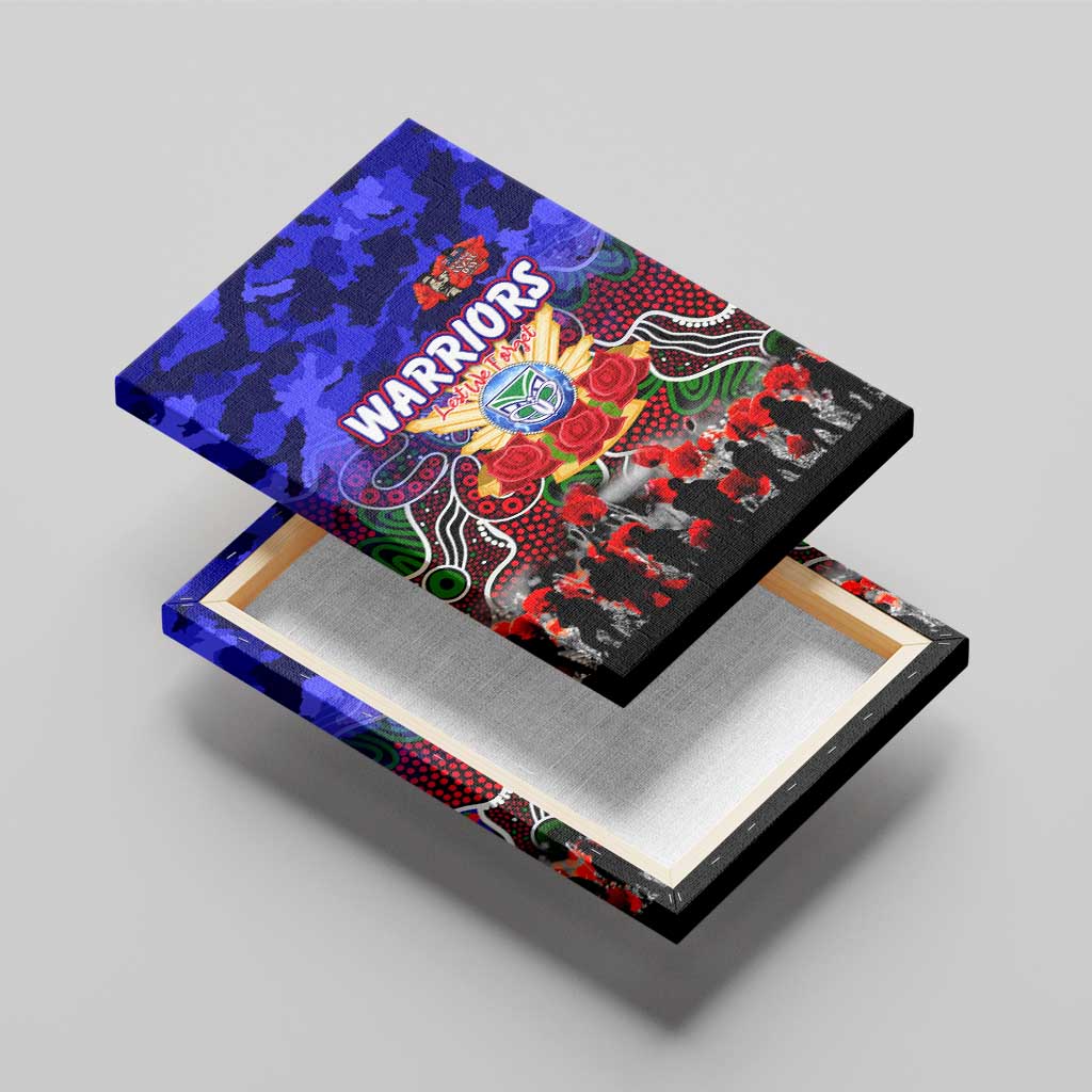 Warriors ANZAC Day Canvas Wall Art Australian Army - Lest We Forget