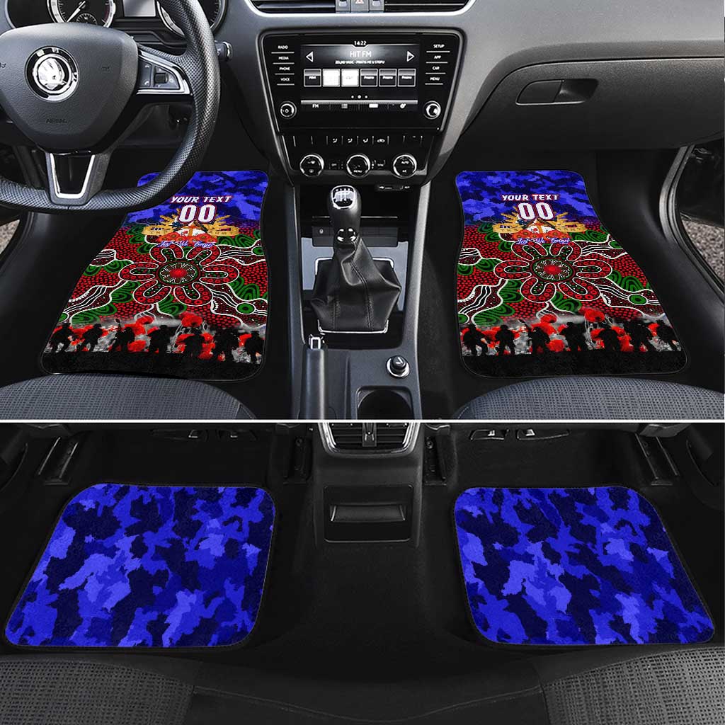 Warriors ANZAC Day Car Mats Australian Army - Lest We Forget