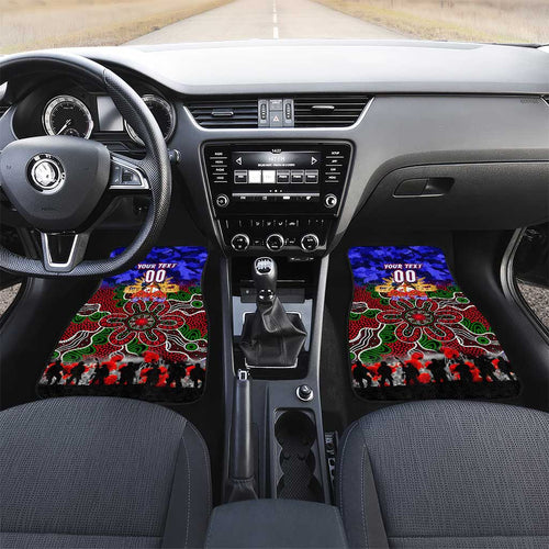 Warriors ANZAC Day Car Mats Australian Army - Lest We Forget