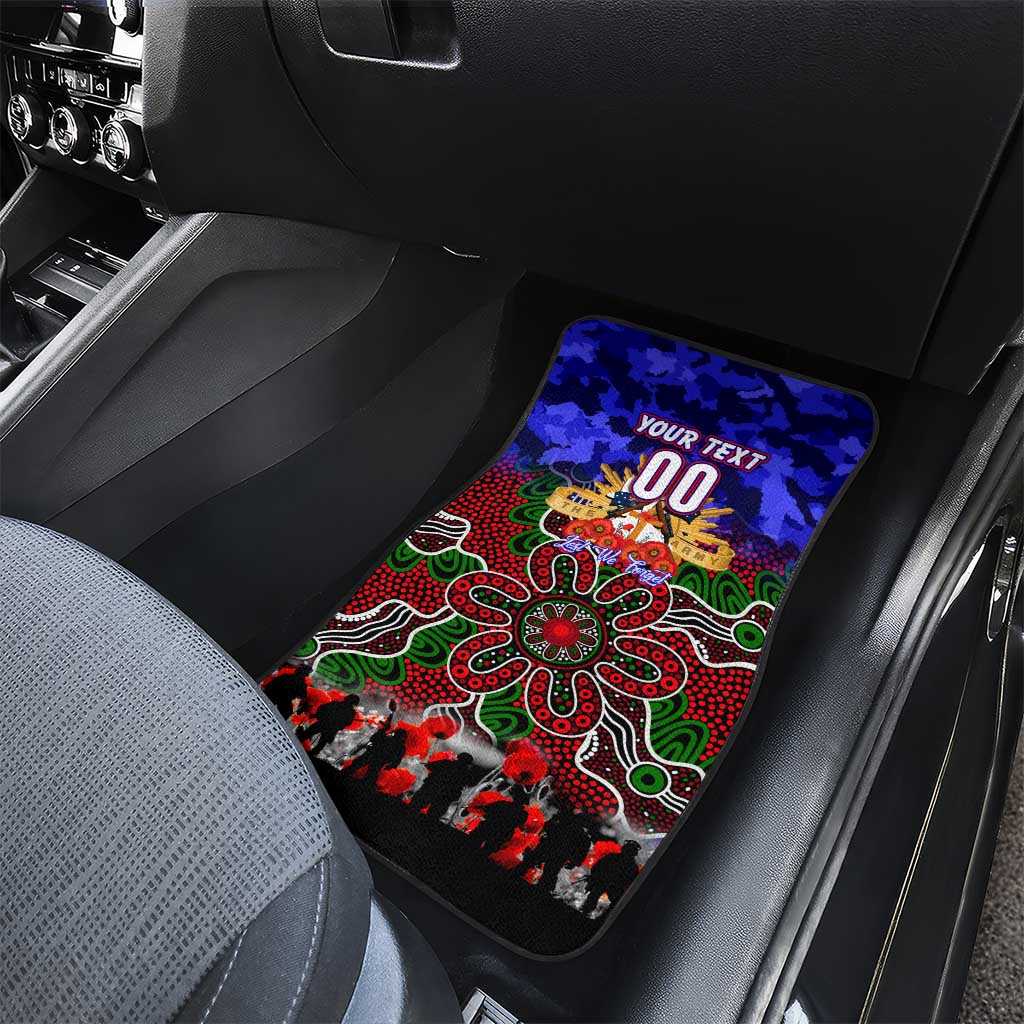 Warriors ANZAC Day Car Mats Australian Army - Lest We Forget