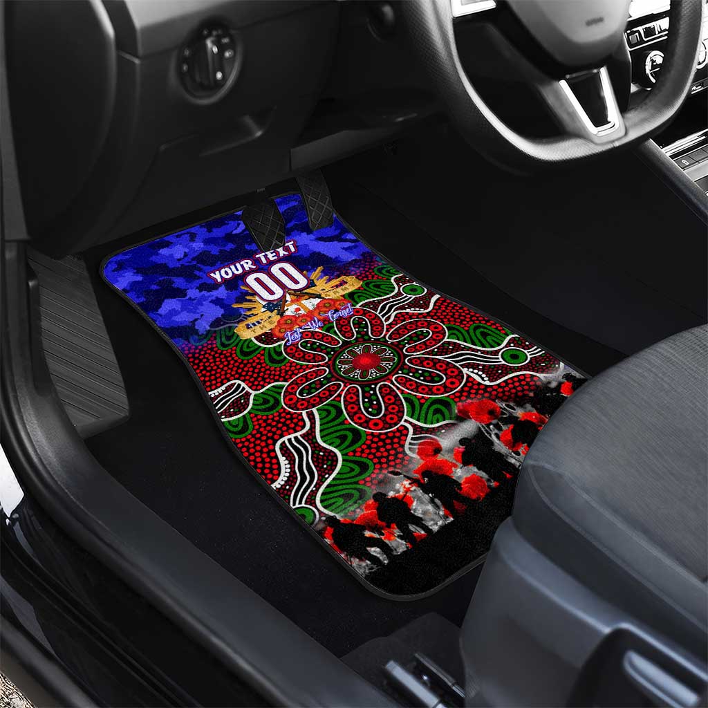 Warriors ANZAC Day Car Mats Australian Army - Lest We Forget
