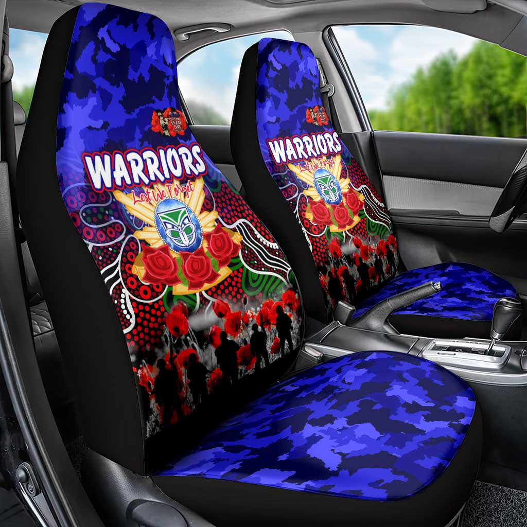 Warriors ANZAC Day Car Seat Cover Australian Army - Lest We Forget