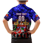 Personalized Warriors ANZAC Day Family Matching Mermaid Dress and Hawaiian Shirt Australian Army - Lest We Forget