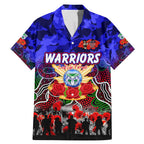 Personalized Warriors ANZAC Day Family Matching Mermaid Dress and Hawaiian Shirt Australian Army - Lest We Forget
