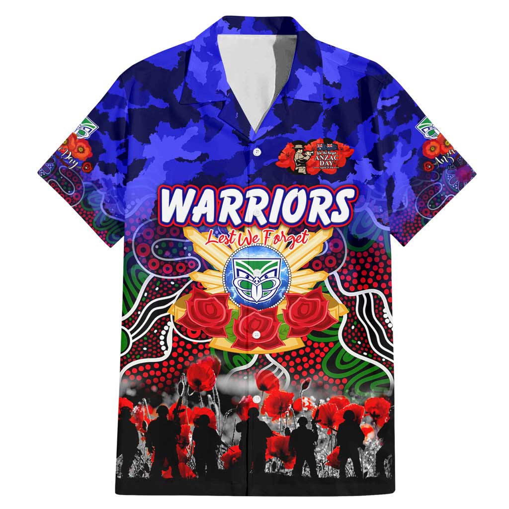 Personalized Warriors ANZAC Day Family Matching Mermaid Dress and Hawaiian Shirt Australian Army - Lest We Forget