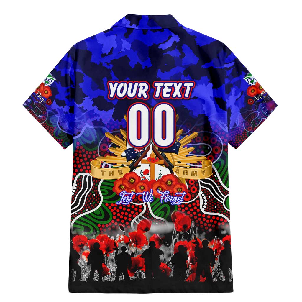 Personalized Warriors ANZAC Day Family Matching Mermaid Dress and Hawaiian Shirt Australian Army - Lest We Forget