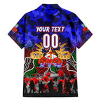 Personalized Warriors ANZAC Day Family Matching Puletasi and Hawaiian Shirt Australian Army - Lest We Forget