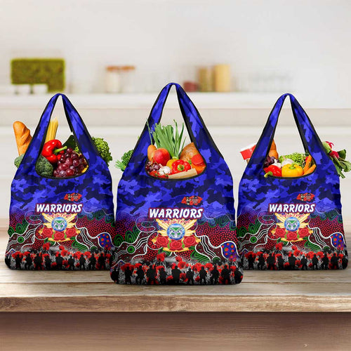 Warriors ANZAC Day Grocery Bag Australian Army - Lest We Forget