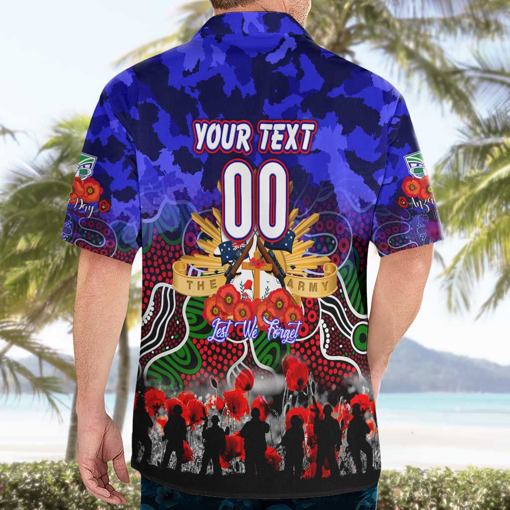 Personalized Warriors ANZAC Day Hawaiian Shirt Australian Army - Lest We Forget