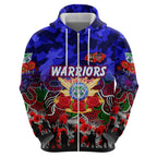 Personalized Warriors ANZAC Day Hoodie Australian Army - Lest We Forget