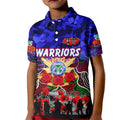 Personalized Warriors ANZAC Day Kid Polo Shirt Australian Army - Lest We Forget