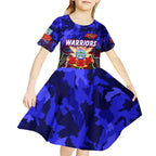Personalized Warriors ANZAC Day Kid Short Sleeve Dress Australian Army - Lest We Forget