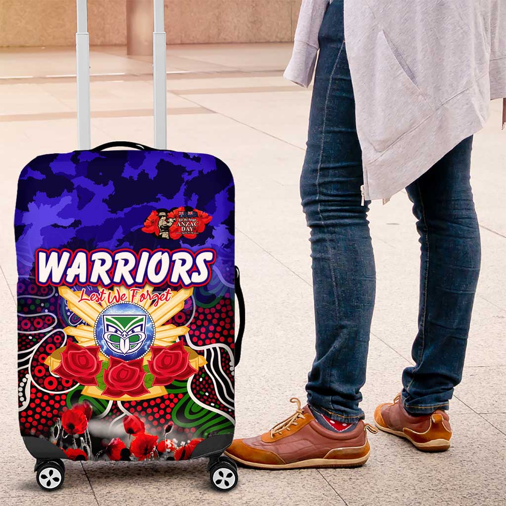 Warriors ANZAC Day Luggage Cover Australian Army - Lest We Forget