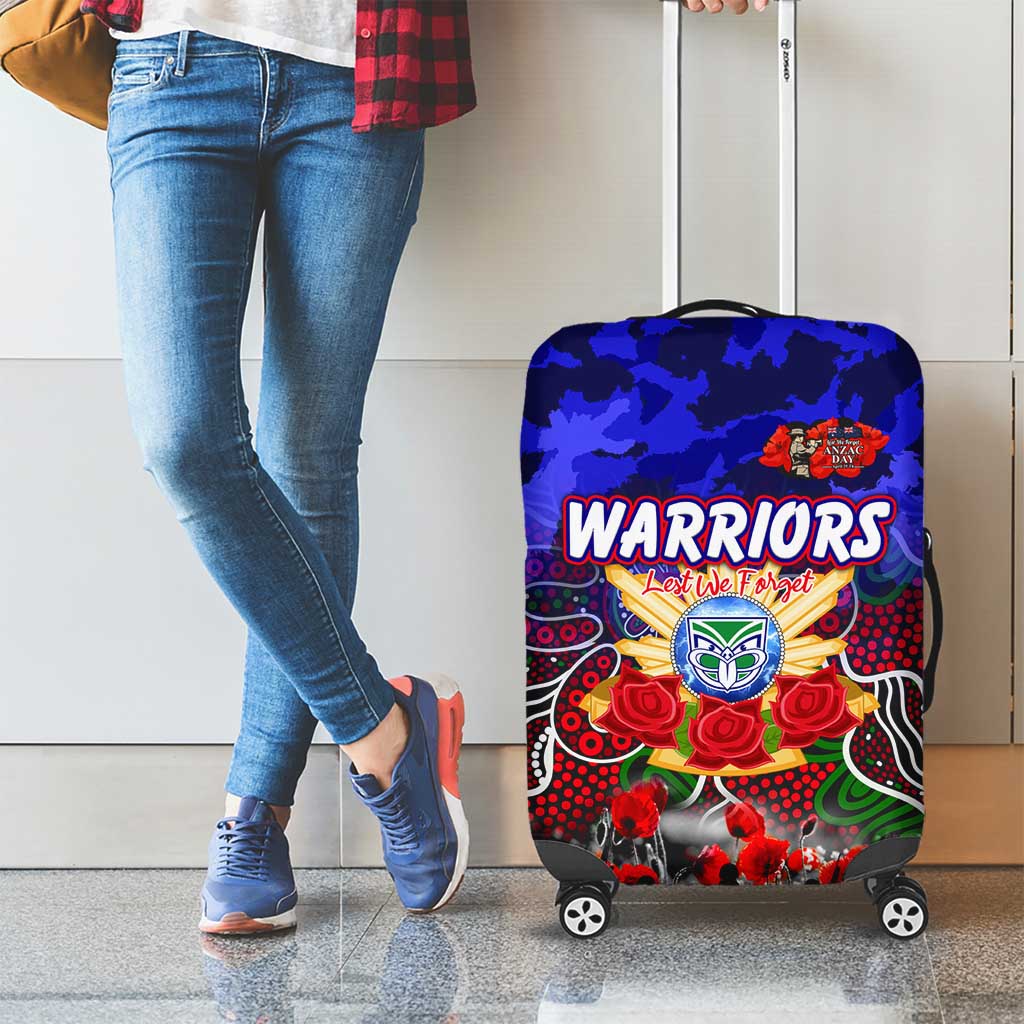 Warriors ANZAC Day Luggage Cover Australian Army - Lest We Forget