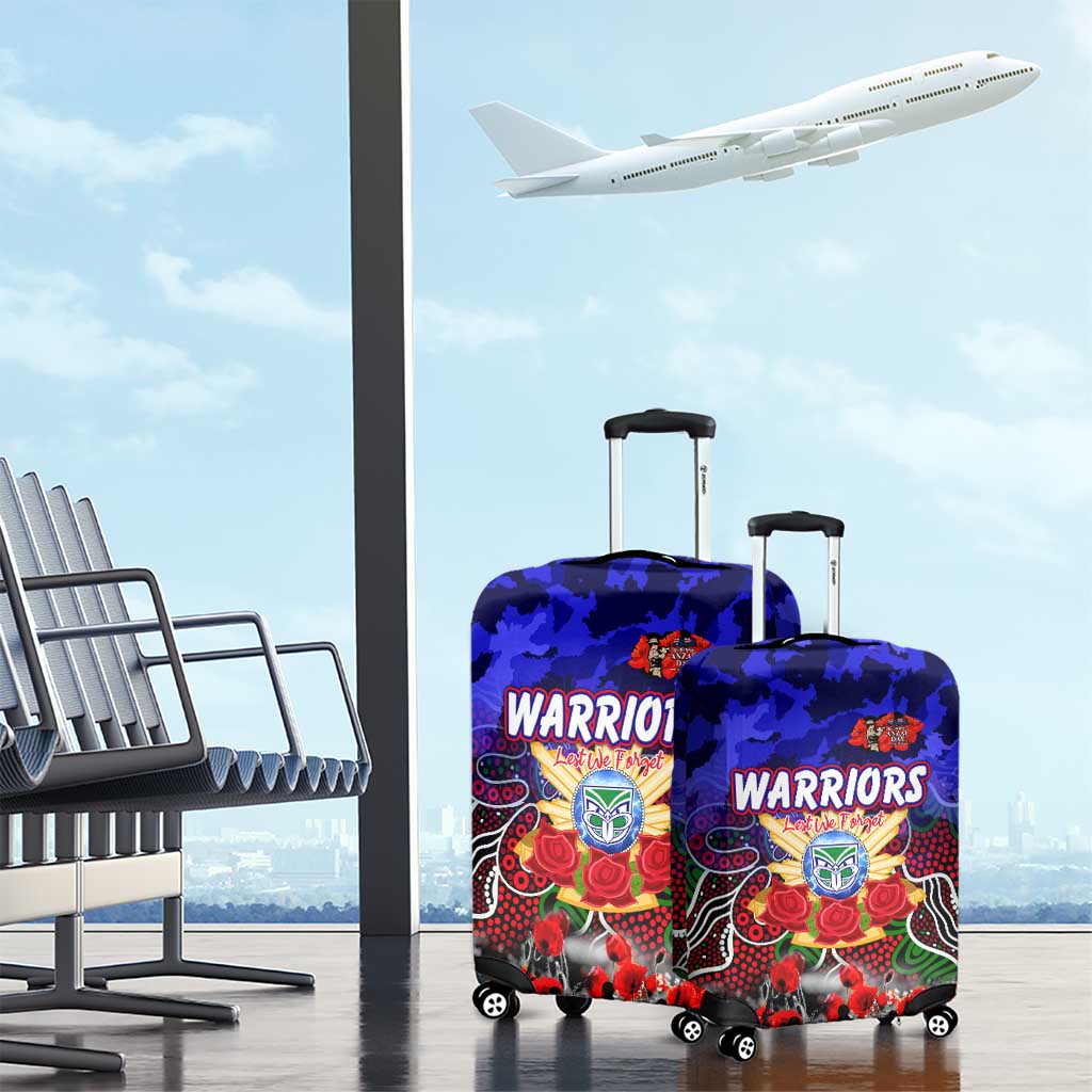 Warriors ANZAC Day Luggage Cover Australian Army - Lest We Forget
