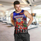 Personalized Warriors ANZAC Day Men Tank Top Australian Army - Lest We Forget