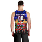 Personalized Warriors ANZAC Day Men Tank Top Australian Army - Lest We Forget