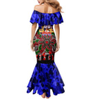 Personalized Warriors ANZAC Day Mermaid Dress Australian Army - Lest We Forget