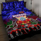 Warriors ANZAC Day Quilt Bed Set Australian Army - Lest We Forget