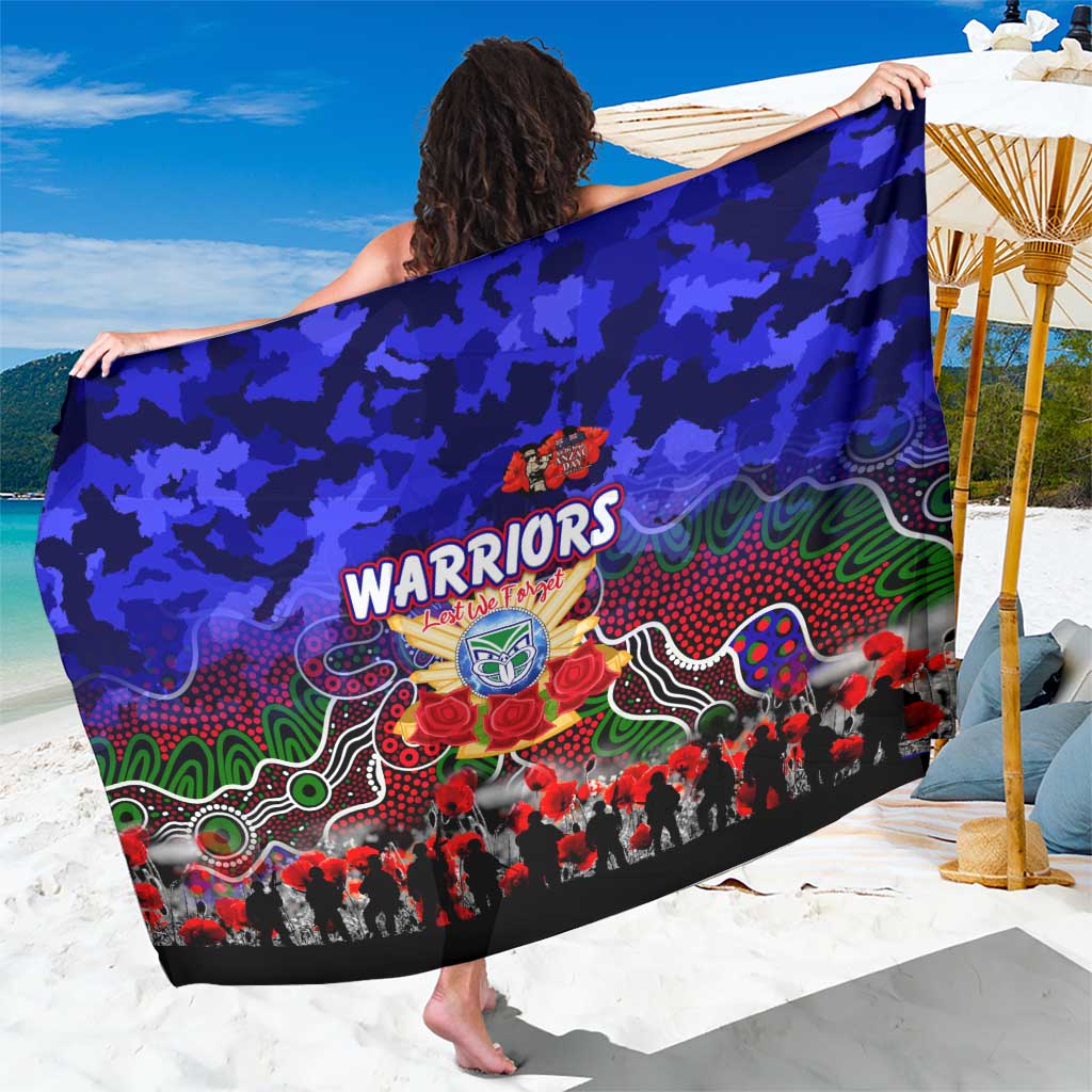 Warriors ANZAC Day Sarong Australian Army - Lest We Forget