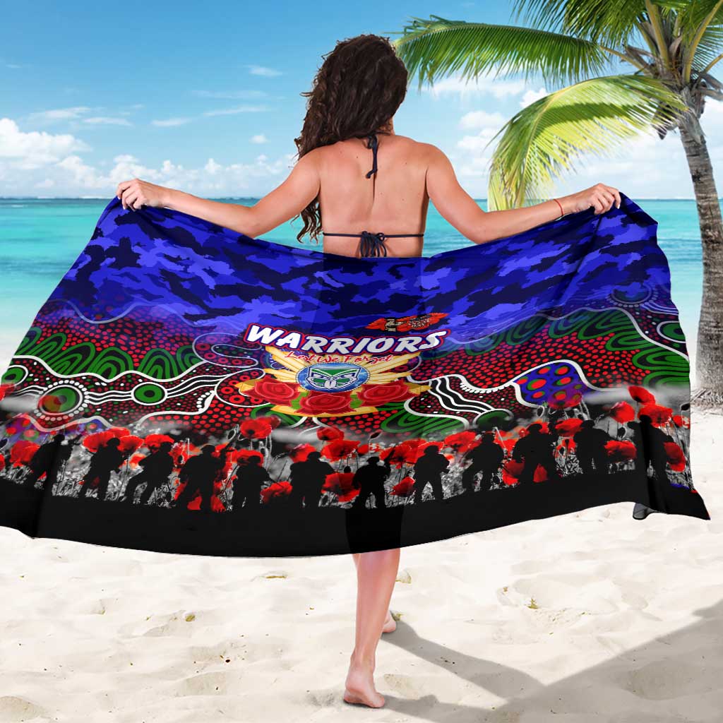 Warriors ANZAC Day Sarong Australian Army - Lest We Forget