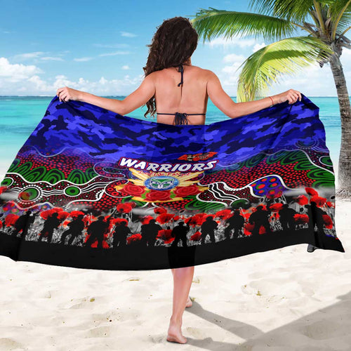 Warriors ANZAC Day Sarong Australian Army - Lest We Forget