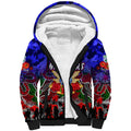 Personalized Warriors ANZAC Day Sherpa Hoodie Australian Army - Lest We Forget