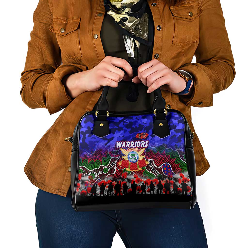 Warriors ANZAC Day Shoulder Handbag Australian Army - Lest We Forget