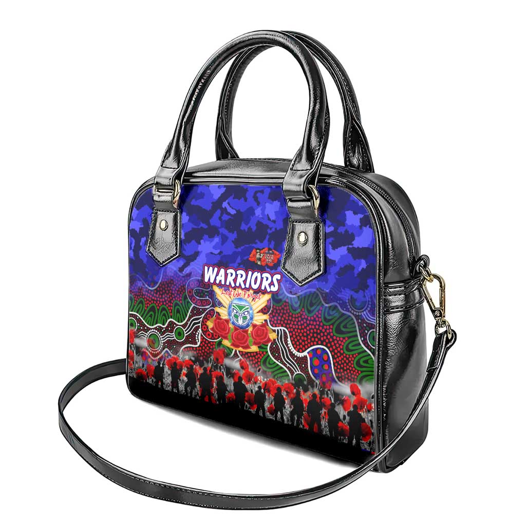 Warriors ANZAC Day Shoulder Handbag Australian Army - Lest We Forget