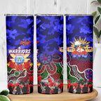 Personalized Warriors ANZAC Day Skinny Tumbler Australian Army - Lest We Forget