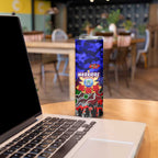 Personalized Warriors ANZAC Day Skinny Tumbler Australian Army - Lest We Forget