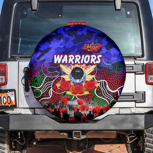 Warriors ANZAC Day Spare Tire Cover Australian Army - Lest We Forget