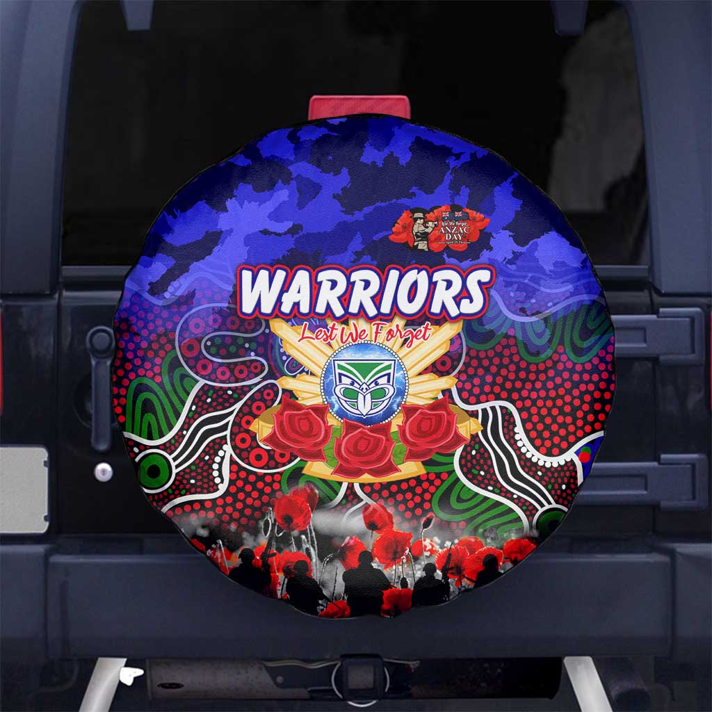 Warriors ANZAC Day Spare Tire Cover Australian Army - Lest We Forget