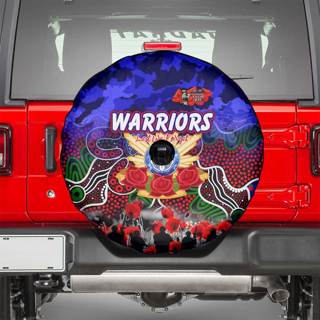 Warriors ANZAC Day Spare Tire Cover Australian Army - Lest We Forget