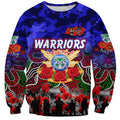 Personalized Warriors ANZAC Day Sweatshirt Australian Army - Lest We Forget