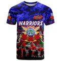Personalized Warriors ANZAC Day T Shirt Australian Army - Lest We Forget