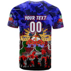 Personalized Warriors ANZAC Day T Shirt Australian Army - Lest We Forget