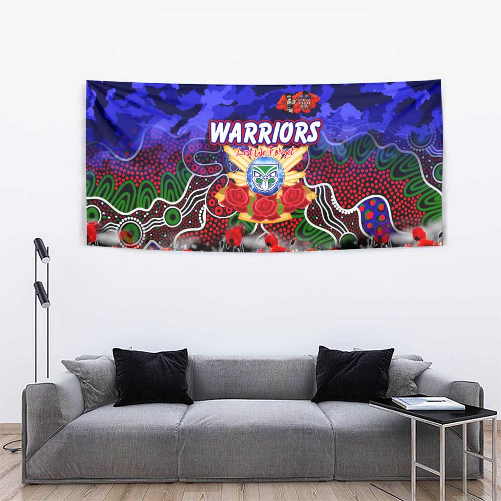 Warriors ANZAC Day Tapestry Australian Army - Lest We Forget