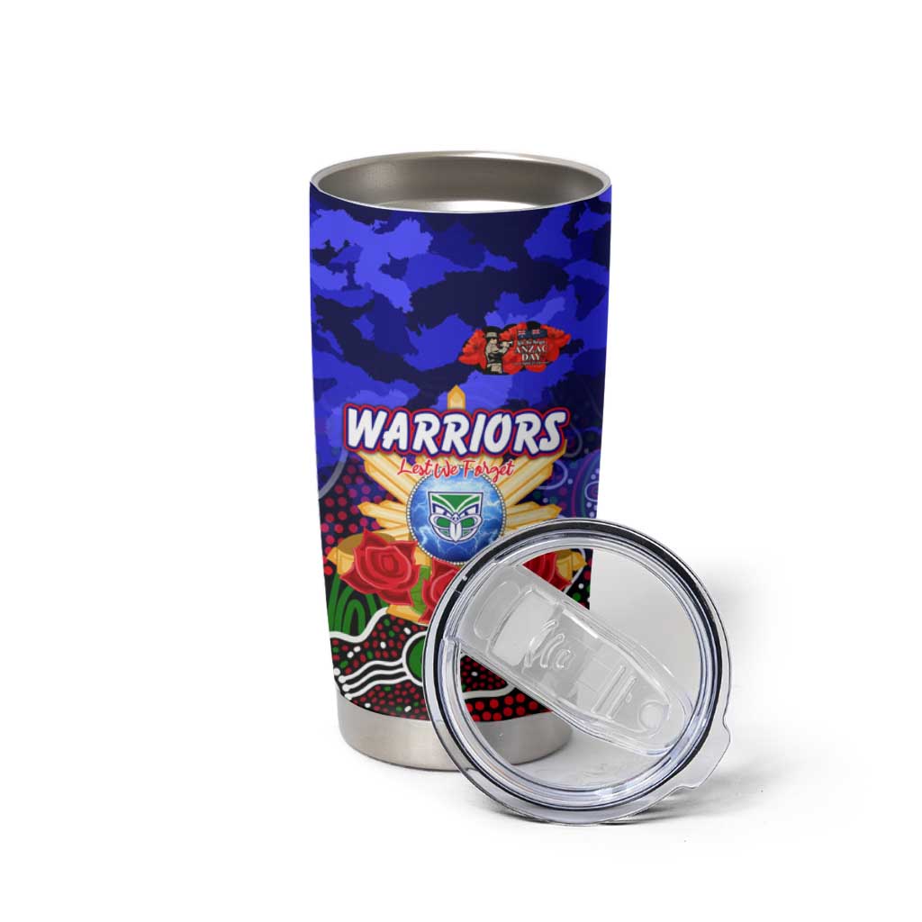 Personalized Warriors ANZAC Day Tumbler Cup Australian Army - Lest We Forget