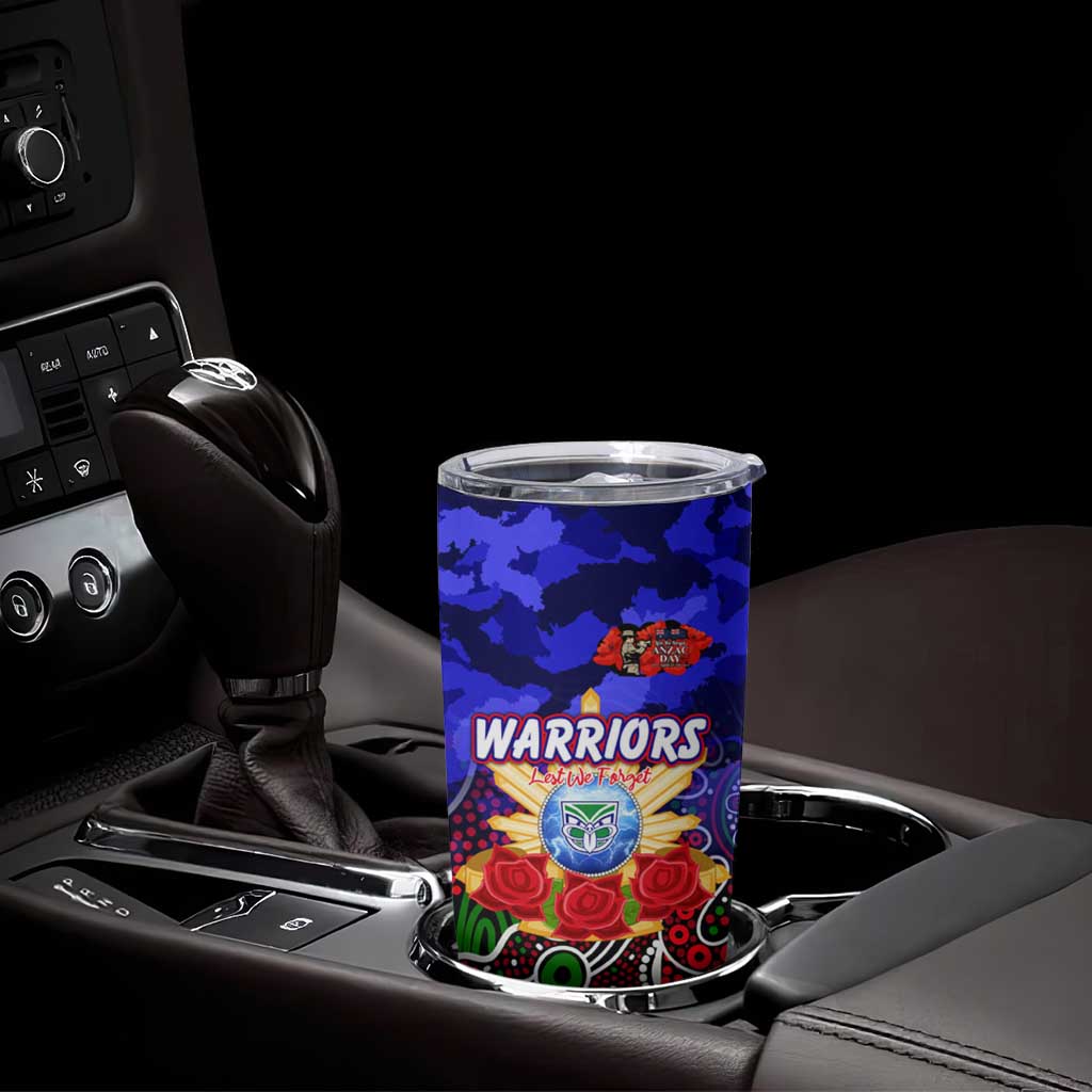 Personalized Warriors ANZAC Day Tumbler Cup Australian Army - Lest We Forget