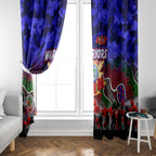 Warriors ANZAC Day Window Curtain Australian Army - Lest We Forget