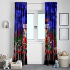 Warriors ANZAC Day Window Curtain Australian Army - Lest We Forget