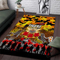 Tigers ANZAC Day Area Rug Australian Army - Lest We Forget