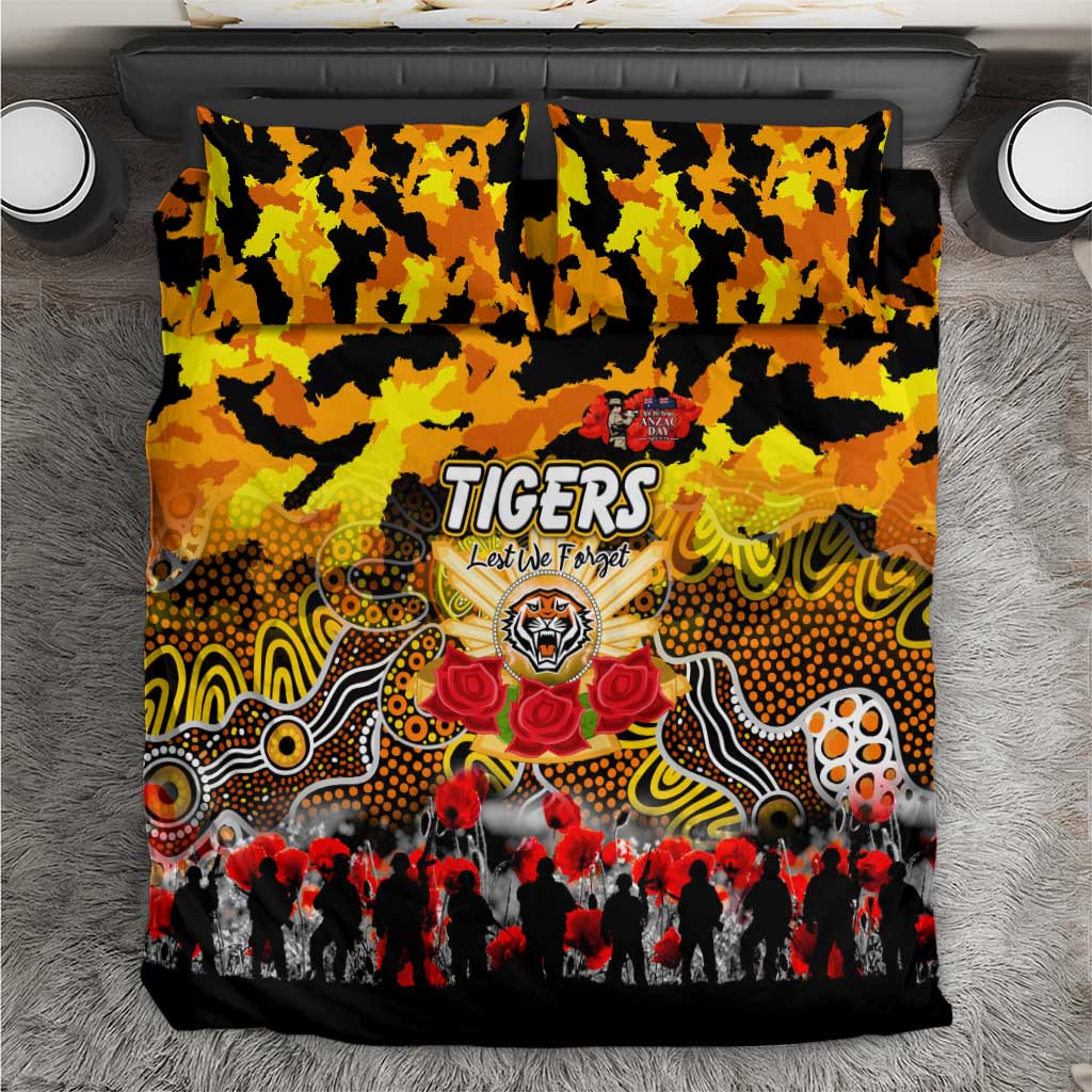 Tigers ANZAC Day Bedding Set Australian Army - Lest We Forget